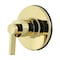Kingston Brass KS3032NDL Single-Handle Three-Way Diverter Valve with Trim Kit, Polished Brass KS3032NDL - alternate 1